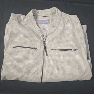 Michael Kors Perforated Leather Jacket